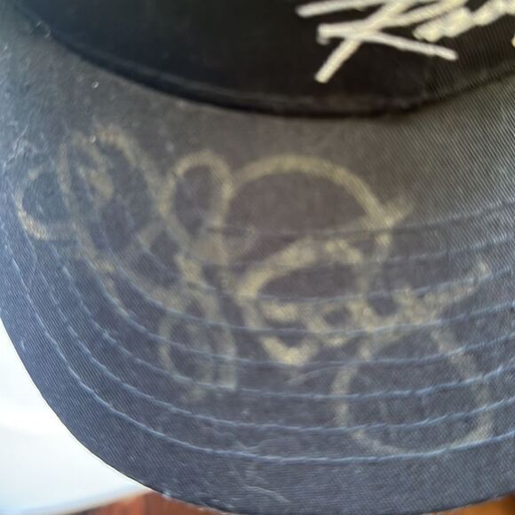 Signed Track Gear Petty Hot Wheels Mattel Racing 44 black snap back cap - Picture 2 of 7